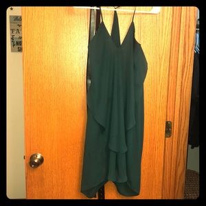 Charlotte Russe dark green cocktail dress
